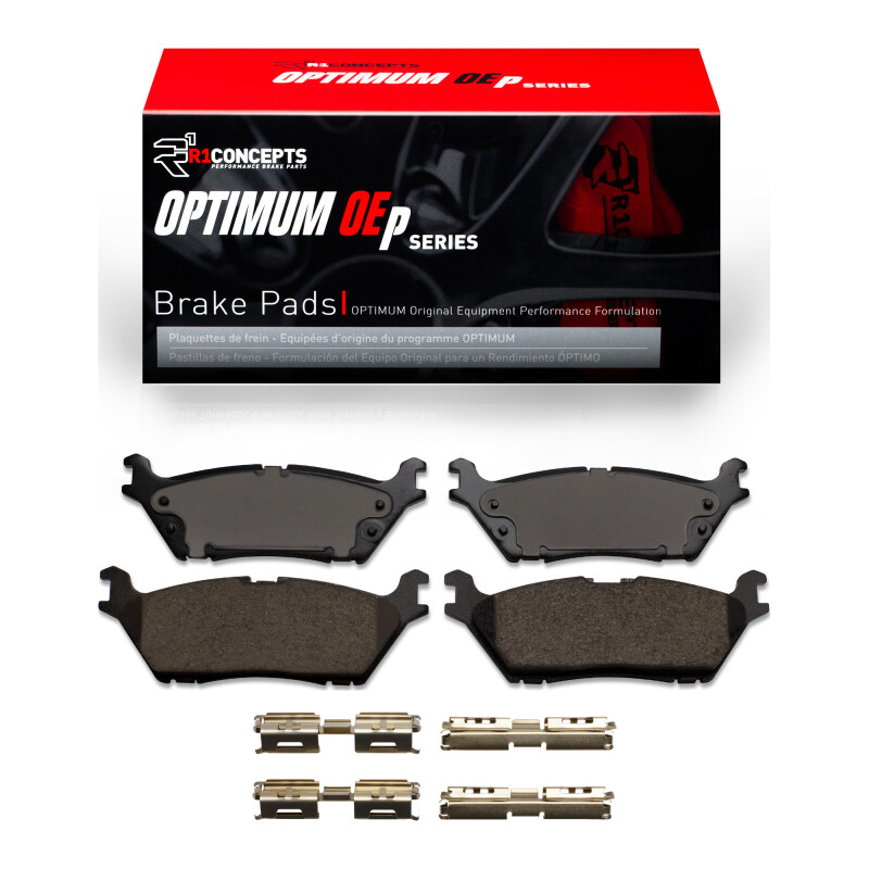 Ford F-150 Brake Pads - Rear - R1 Concepts - Optimum OE - `15-`21